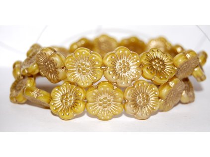 Flowers - 18mm - Pressed beads