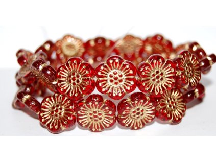 Flowers - 18mm - Pressed beads