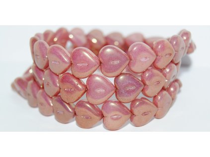 Hearts - 14x14mm - Pressed beads