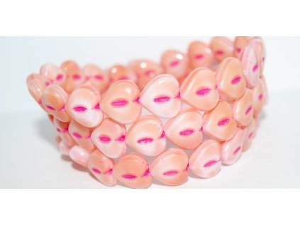 Hearts - 14x14mm - Pressed beads