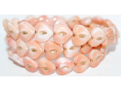 Hearts - 14x14mm - Pressed beads