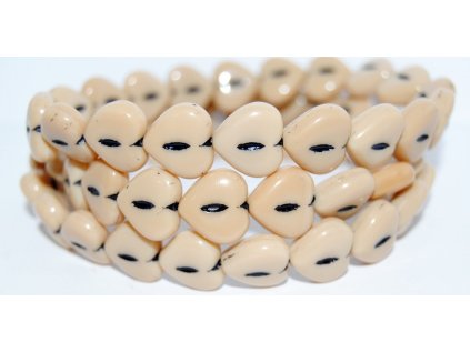 Hearts - 14x14mm - Pressed beads