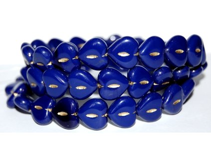 Srdce - 14x14 mm - Mačkané perle