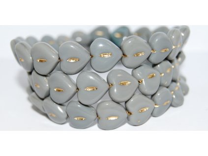 Hearts - 14x14mm - Pressed beads