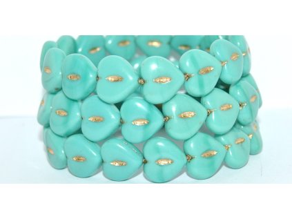 Hearts - 14x14mm - Pressed beads