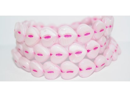 Hearts - 14x14mm - Pressed beads