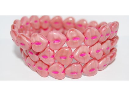 Hearts - 14x14mm - Pressed beads