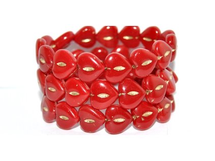 Hearts - 14x14mm - Pressed beads