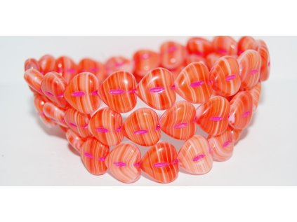 Hearts - 14x14mm - Pressed beads