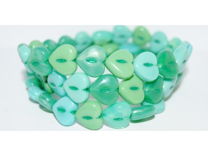 Hearts - 14x14mm - Pressed beads