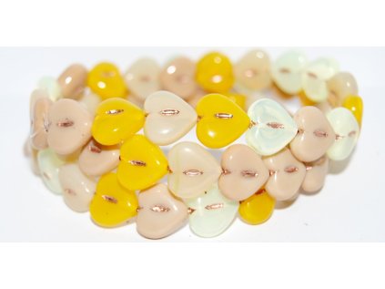 Hearts - 14x14mm - Pressed beads