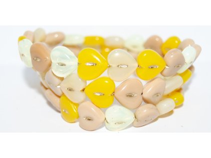 Hearts - 14x14mm - Pressed beads