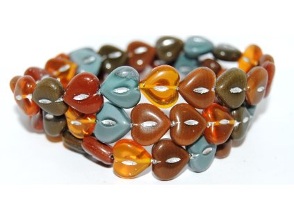 Hearts - 14x14mm - Pressed beads