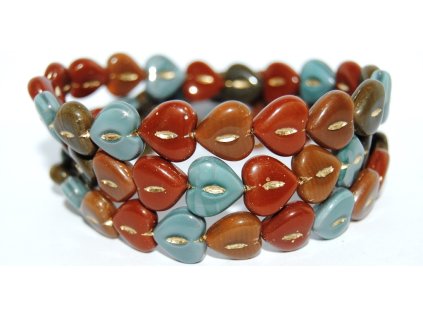 Hearts - 14x14mm - Pressed beads