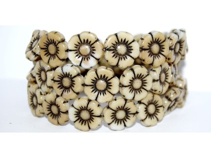 Flowers-5- 18mm - Pressed beads