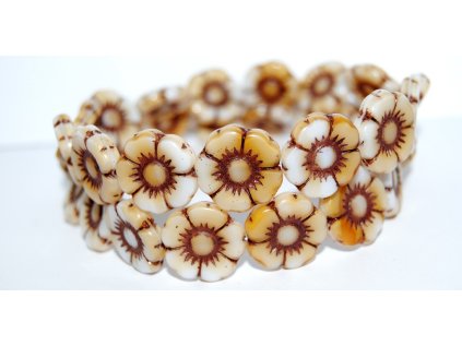 Flowers-5- 18mm - Pressed beads