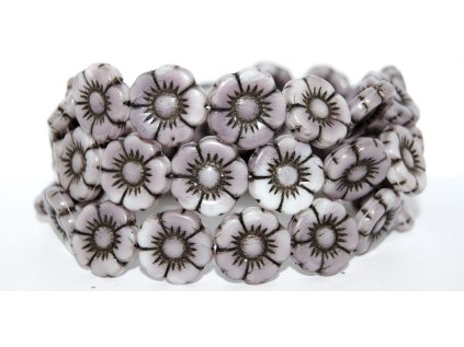 Flowers-5- 18mm - Pressed beads