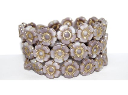 Flowers-5- 18mm - Pressed beads