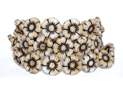 Flowers-5- 18mm - Pressed beads