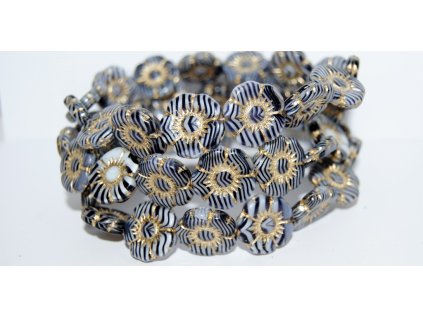 Flowers-5- 18mm - Pressed beads