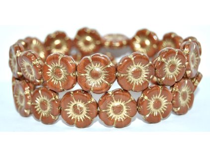 Flowers-5- 18mm - Pressed beads