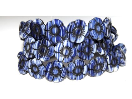 Flowers-5- 18mm - Pressed beads