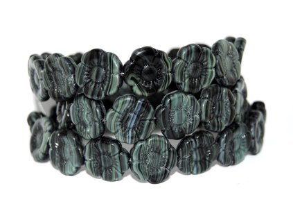 Flowers-5- 18mm - Pressed beads