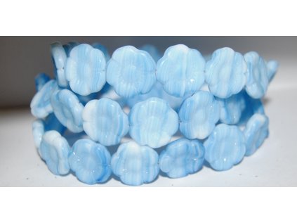 Flowers-5- 18mm - Pressed beads