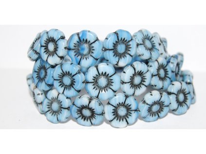 Flowers-5- 18mm - Pressed beads