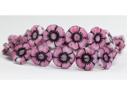 Flowers-5- 18mm - Pressed beads