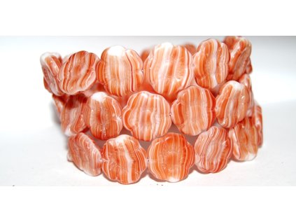 Flowers-5- 18mm - Pressed beads