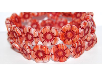 Flowers-5- 18mm - Pressed beads