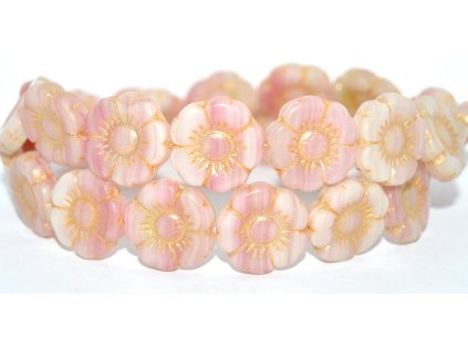 Flowers-5- 18mm - Pressed beads
