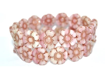 Flowers-5- 18mm - Pressed beads