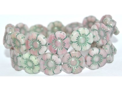 Flowers-5- 18mm - Pressed beads