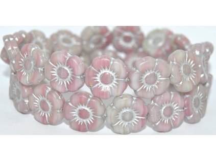 Flowers-5- 18mm - Pressed beads