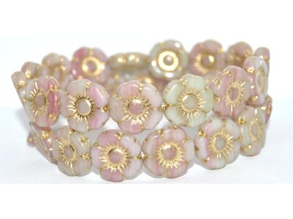 Flowers-5- 18mm - Pressed beads