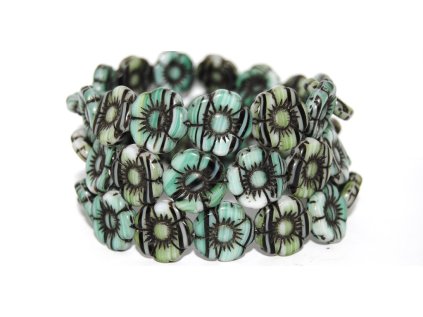 Flowers-5- 18mm - Pressed beads