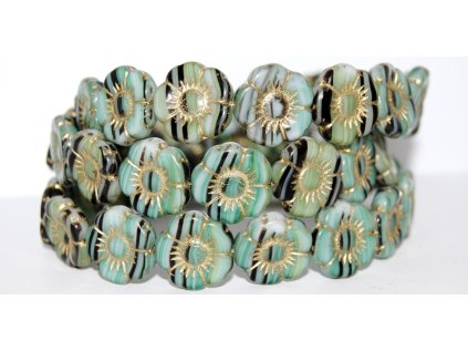 Flowers-5- 18mm - Pressed beads
