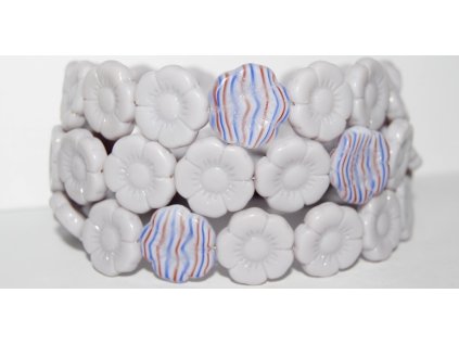 Flowers-5- 18mm - Pressed beads