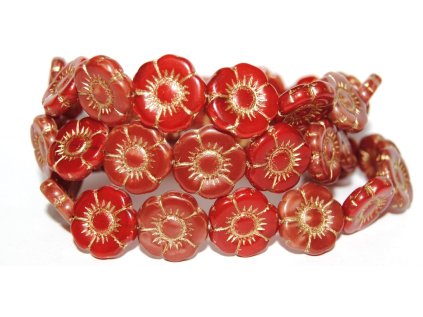 Flowers-5- 18mm - Pressed beads