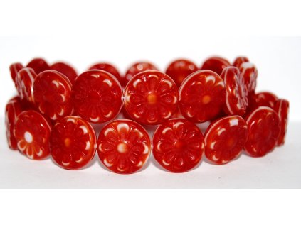 Flowers 8 - 18mm - Pressed beads