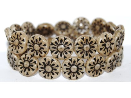 Flowers 8 - 18mm - Pressed beads