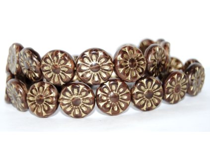 Flowers 8 - 18mm - Pressed beads