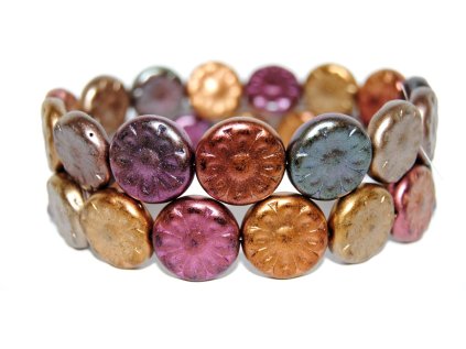 Flowers 8 - 18mm - Pressed beads