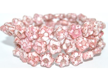 Flowers 11mm - pressed beads