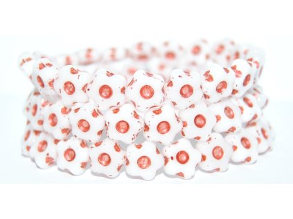 Flowers 11mm - pressed beads