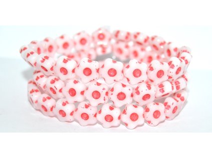 Flowers 11mm - pressed beads