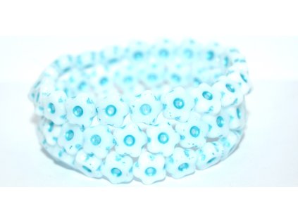 Flowers 11mm - pressed beads