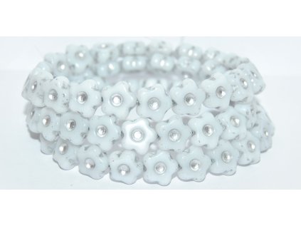 Flowers 11mm - pressed beads